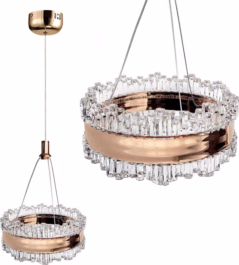 Lampada A Sospensione Toolight Lhj099-Cp Gold, Rose Gold