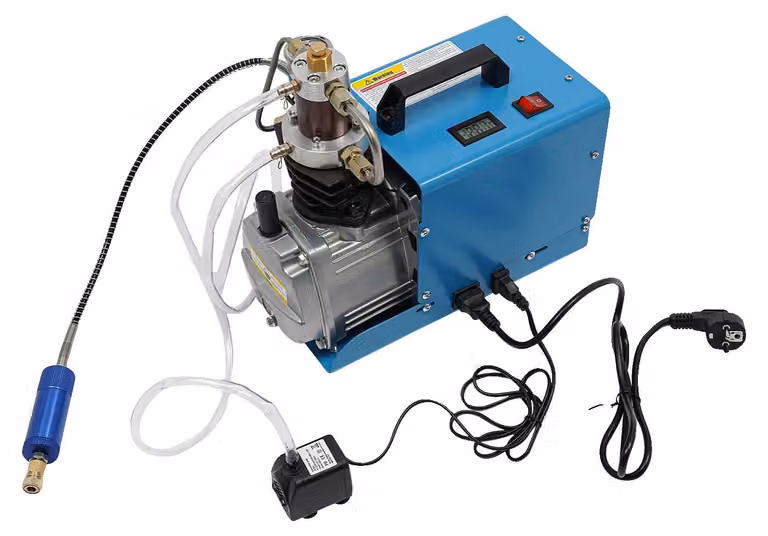 Compressori d'aria, 1800 W, 2800 giri/min, 0-30 MPa, in alluminio e acciaio, a due stadi di compressione