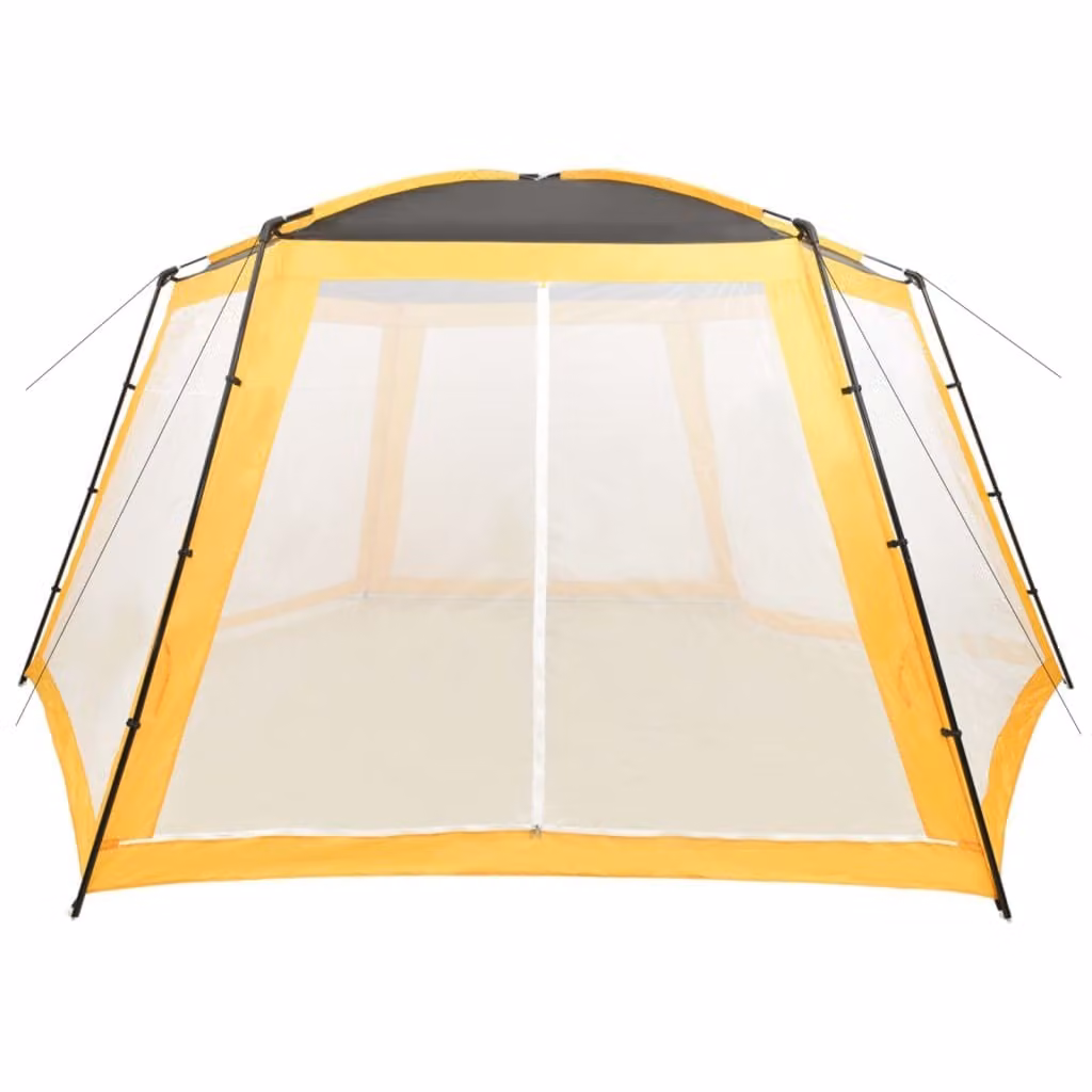 Tessuto per tenda da piscina 660x580x250 cm giallo