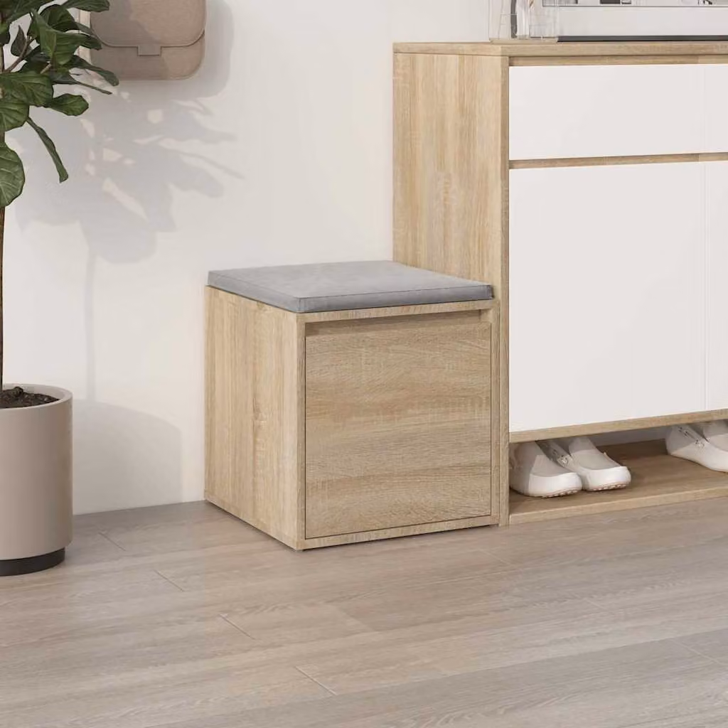 Cassetto Contenitore vidaXL in Rovere Sonoma e Multistrato, L/P/H: 40,5 x 40 x 40 cm