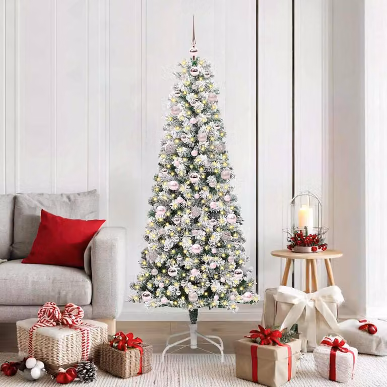 Maison Exclusive - Albero di Natale artificiale pieghevole verde e bianco 180 cm