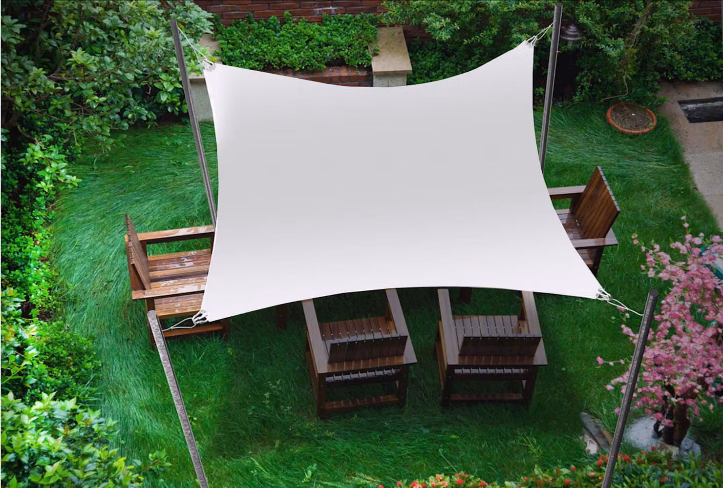 Vela impermeabile premium 1x2, bianca