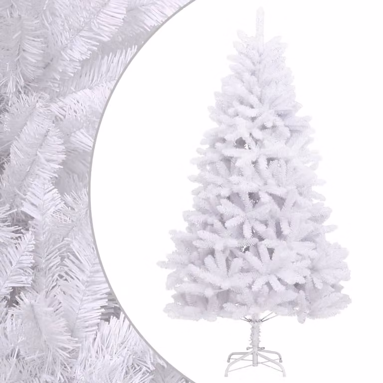Maison Exclusive - Albero di Natale artificiale pieghevole con supporto, colore bianco, altezza 180 cm