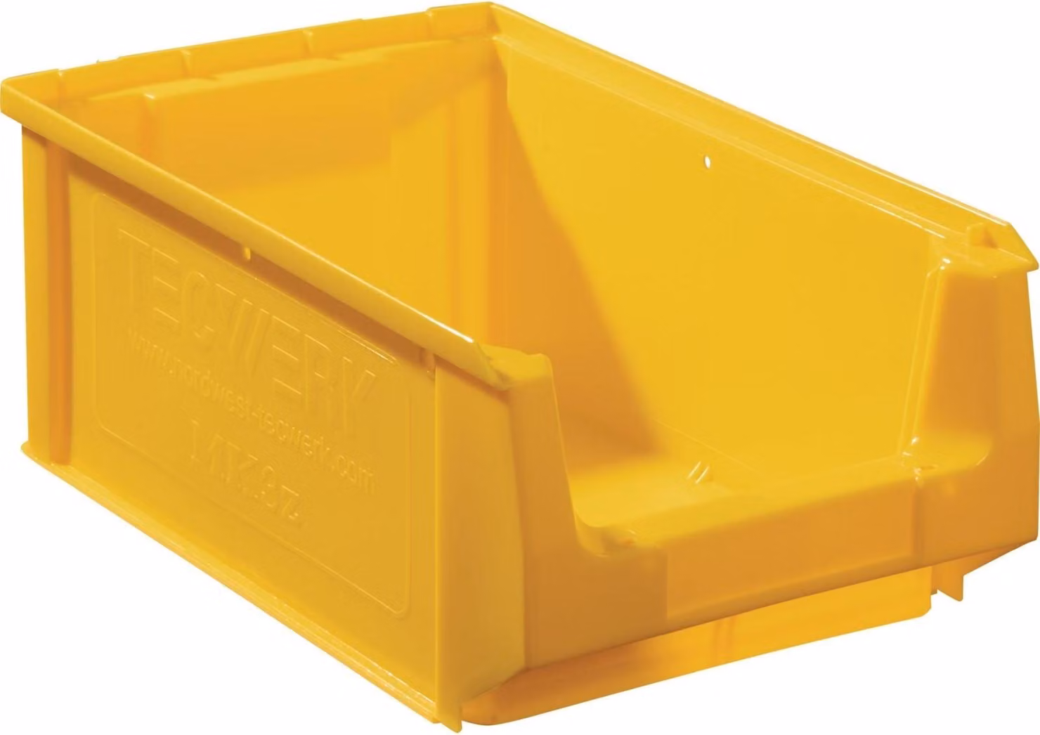 Contenitore aperto L350/300xL210xH140mm PE giallo