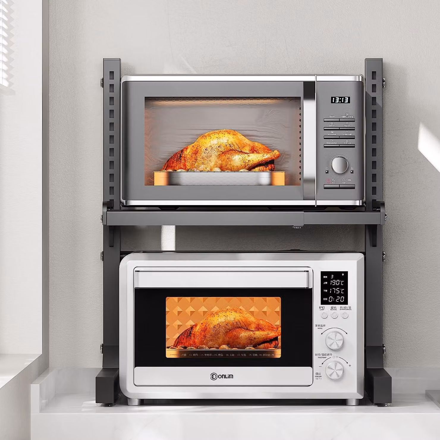 Solidchoice - Organizzatore estraibile per cucina con 3 ripiani