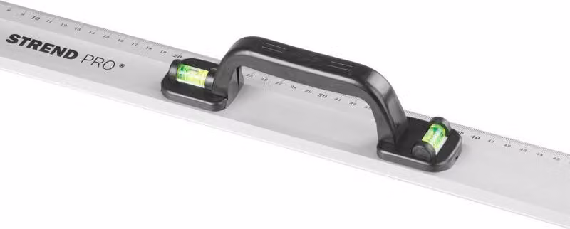 Righello Strend Pro06, 600 mm, con livella a bolla, Alluminio