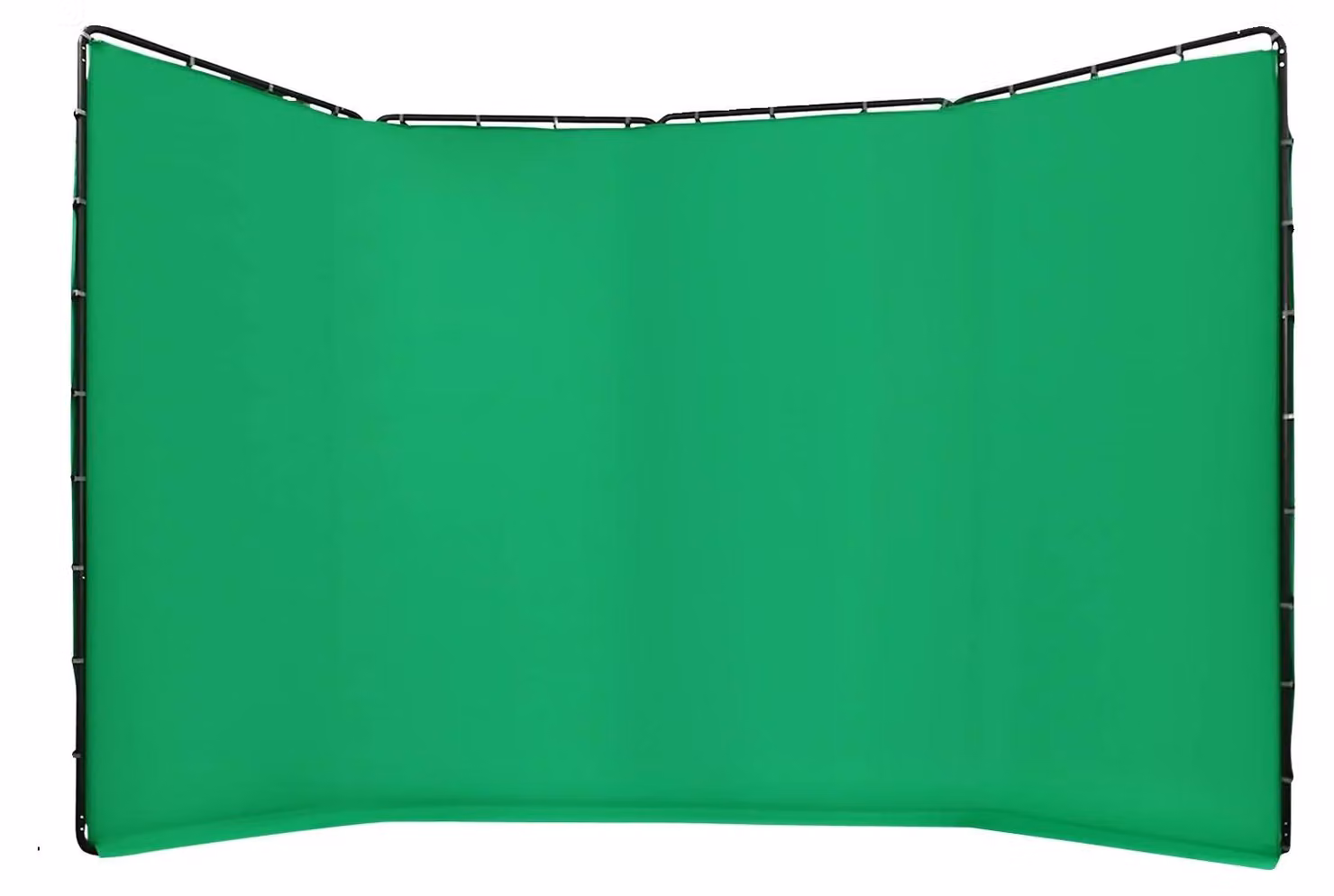 Supporto per sfondo fotografico, struttura resistente, telaio regolabile, colore verde