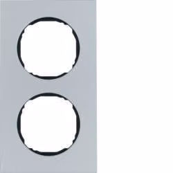 R.8 Cornice doppia, alluminio Berker