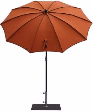 Ombrellone palo centrale Border Made in Italy - diametro 200 cm - TERRACOTTA