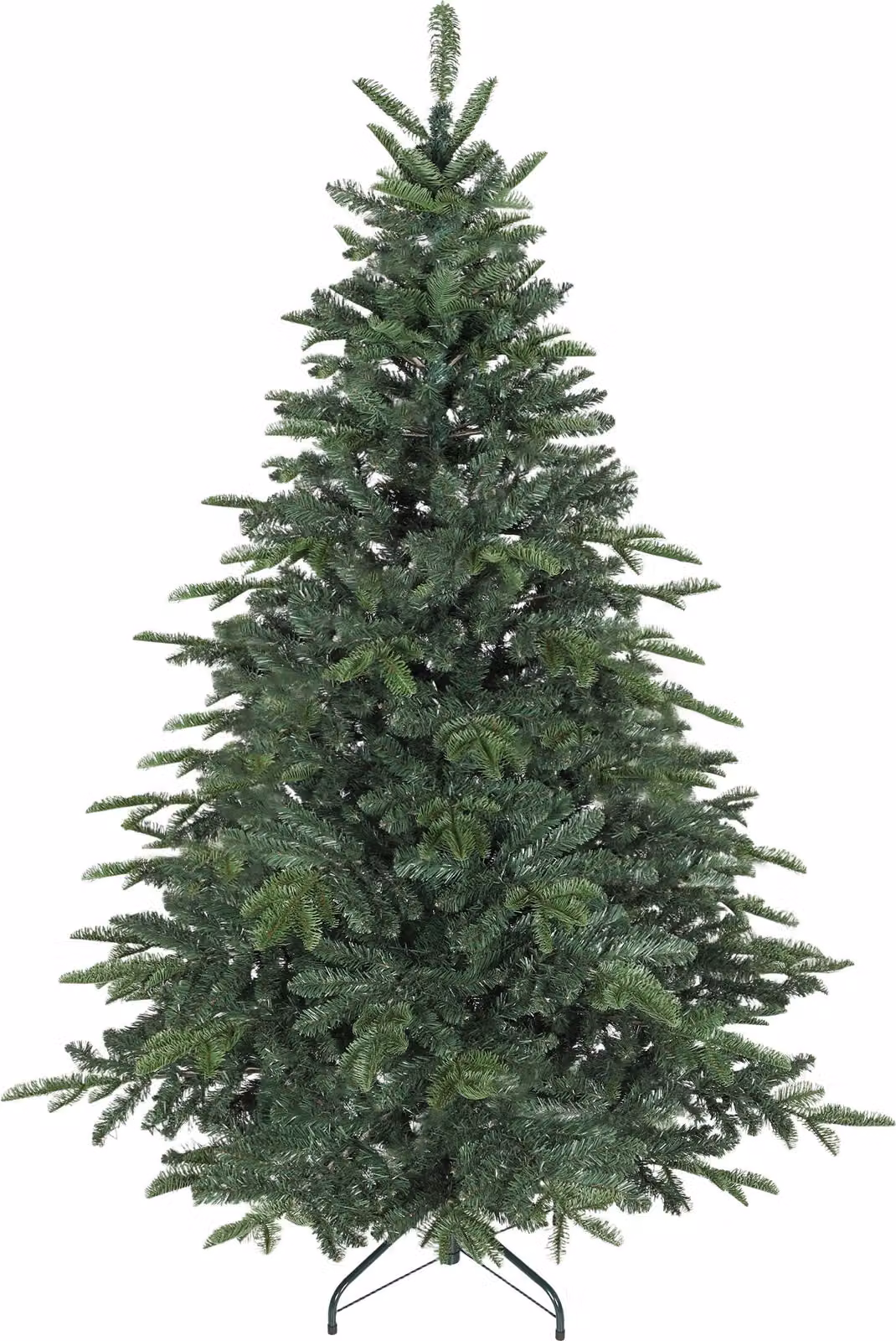 HOMCOM Albero di Natale artificiale da 180 cm con rami folti, verde