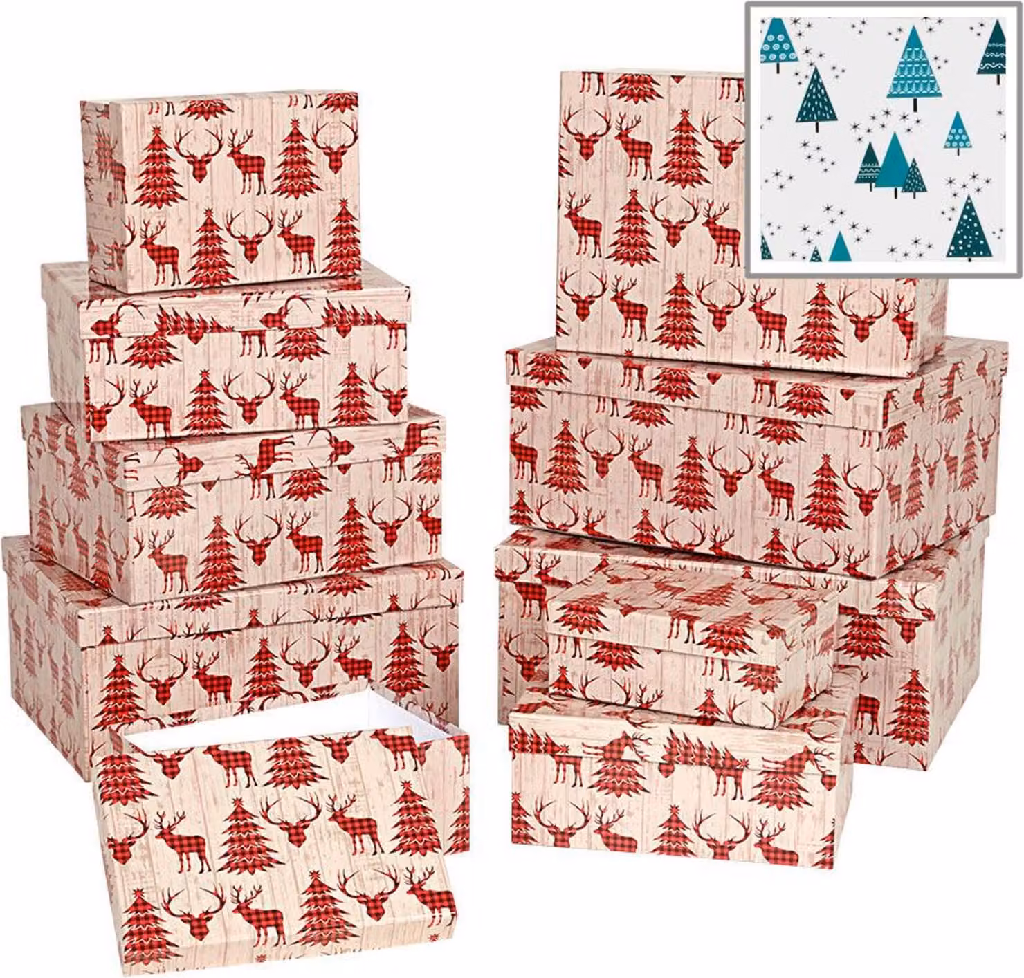 Set di decorazioni natalizie 10 pezzi