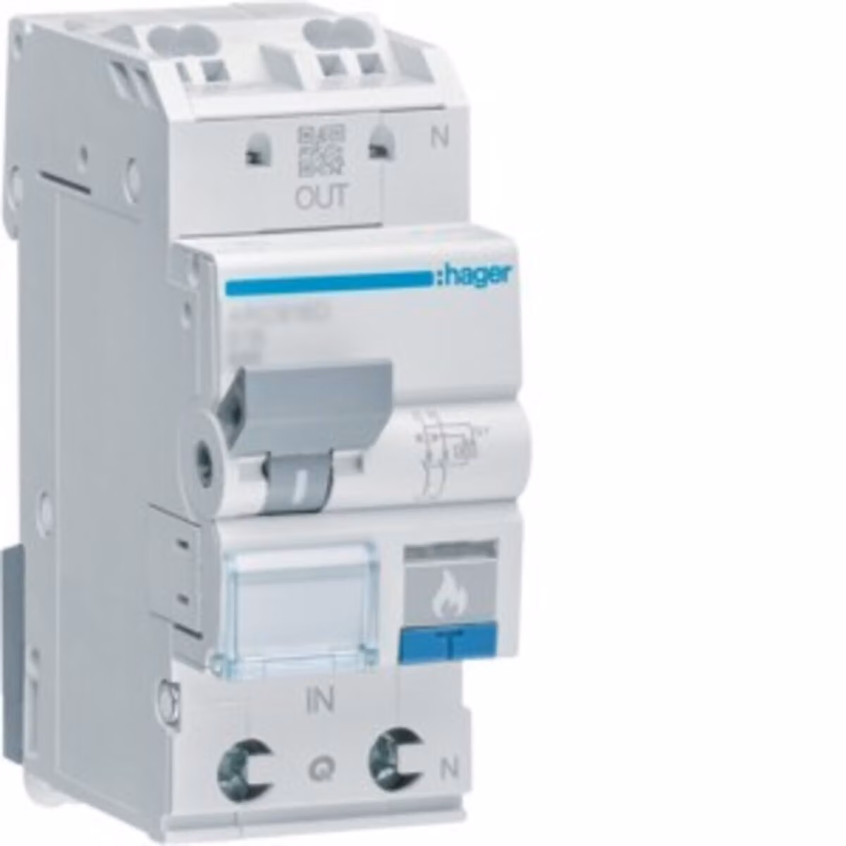 Hager Brandschutzschalter 2polig 10 A 230 V ARC910D (ARC910D)