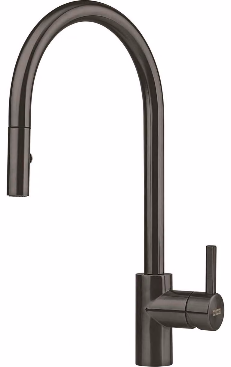 Miscelatore con doccetta color antracite Franke 911276SBVL