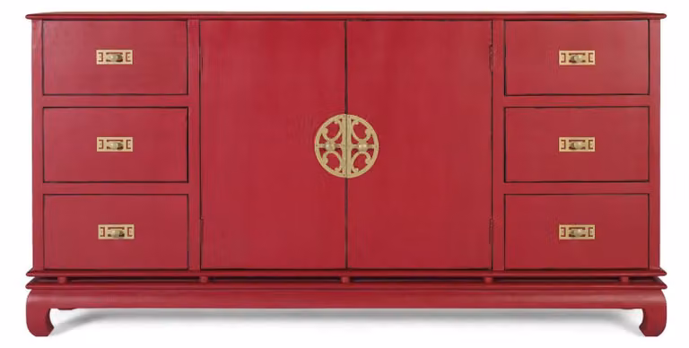 Credenza Basalto in legno di mango, 90 cm x 180 cm x 40 cm Giner y Colomer