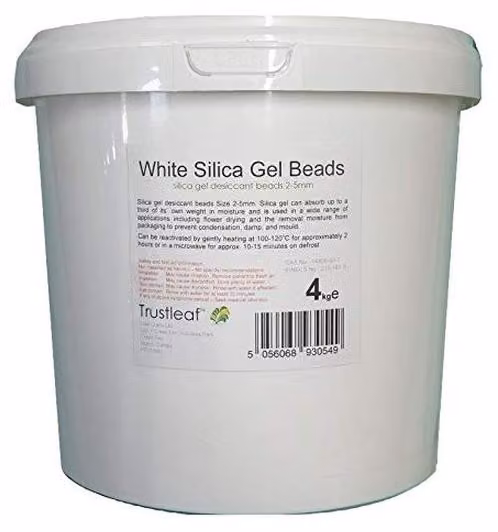 4 kg di gel di silice, essiccante per il controllo dell'umidità
