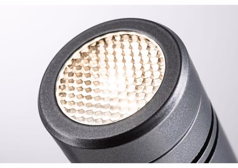 Paulmann - Faretto LED per esterno Radon, 11W, 650lm, 3000K, grado di protezione IP65, colore grigio
