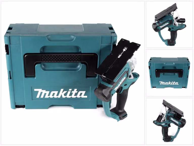 Makita SD 100 DZJ 10,8 V Sega per cartongesso a batteria Sega per cartongesso Solo in Makpac - senza batteria, senza caricabatteria