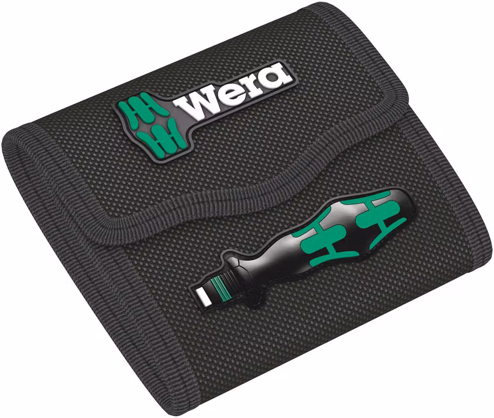 Wera 05136471001 Borsa Pieghevole per Fino a 33 Pezzi Kraftform Compatta, Vuota, Wera
