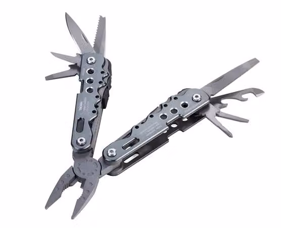 Multiutensile "Arbeitsgerät", grigio, 10 funzioni, TROIKA