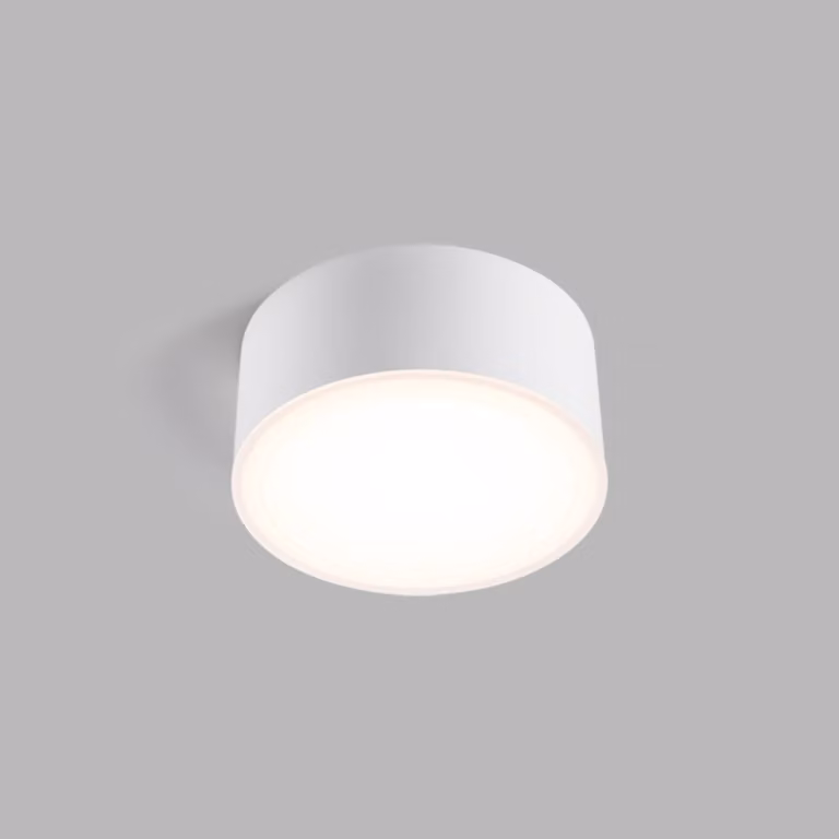 Apparecchio LED a soffitto BUTTON II CRI90, Variante: Ø 150 x 72 mm, 6-12 W, 600 - 1200 lm, 3000 K/4000 K, bianco