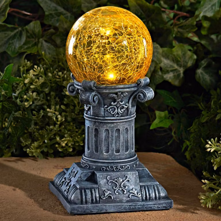 LED solare globo vetro crepla 22cm lampada solare luce solare giardino luce giardino decorazione