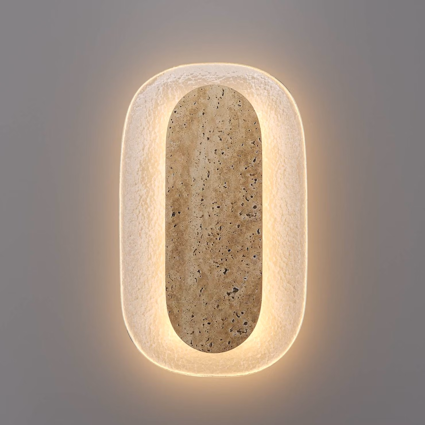 Maytoni Applique da parete a LED Tavo, Crema / Ambra, Soggiorno / Sala da pranzo, Vetro, Moderno, Applique a LED