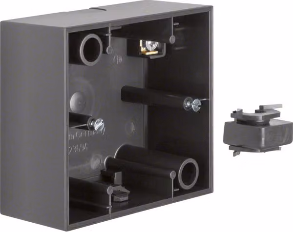 Berker 10411606 Custodia da incasso, 1-gang antracite, opaco Berker B.3