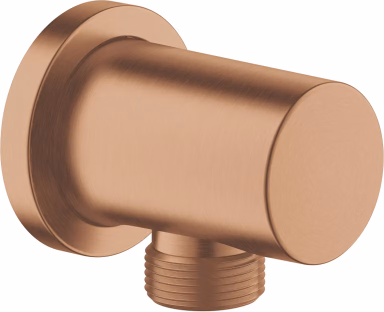 Gomito di collegamento a parete Rainshower 27057 DN 15 warm sunset spazzolato