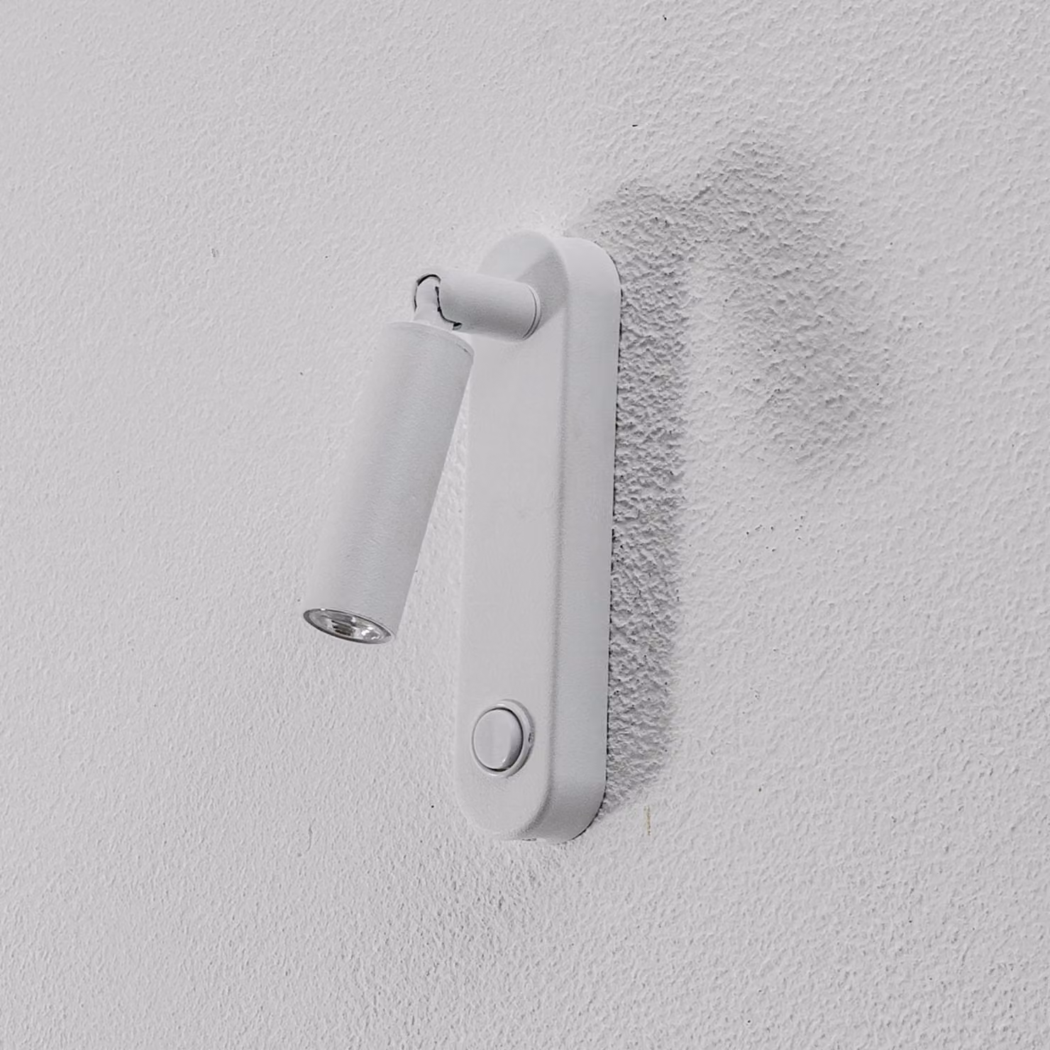 Applique da parete Enzo Long TK Lighting, Bianco / Opale, Soggiorno / Sala da pranzo, Metallo, Moderno, Applique