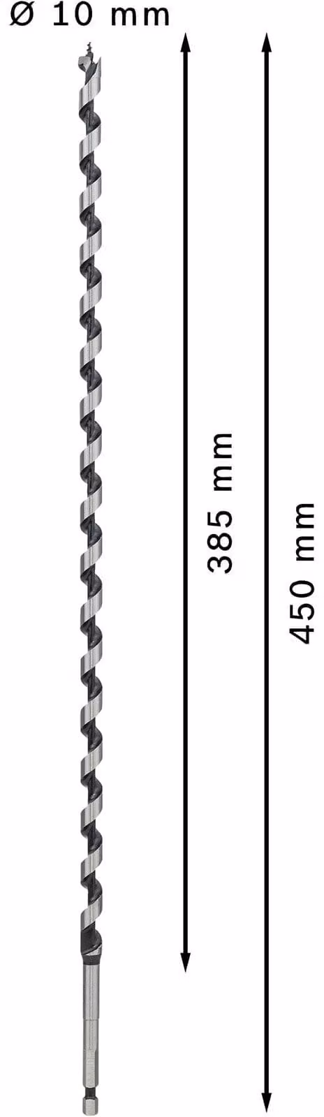 PRO Legno Punta per legno, 10 x 385 x 450 mm