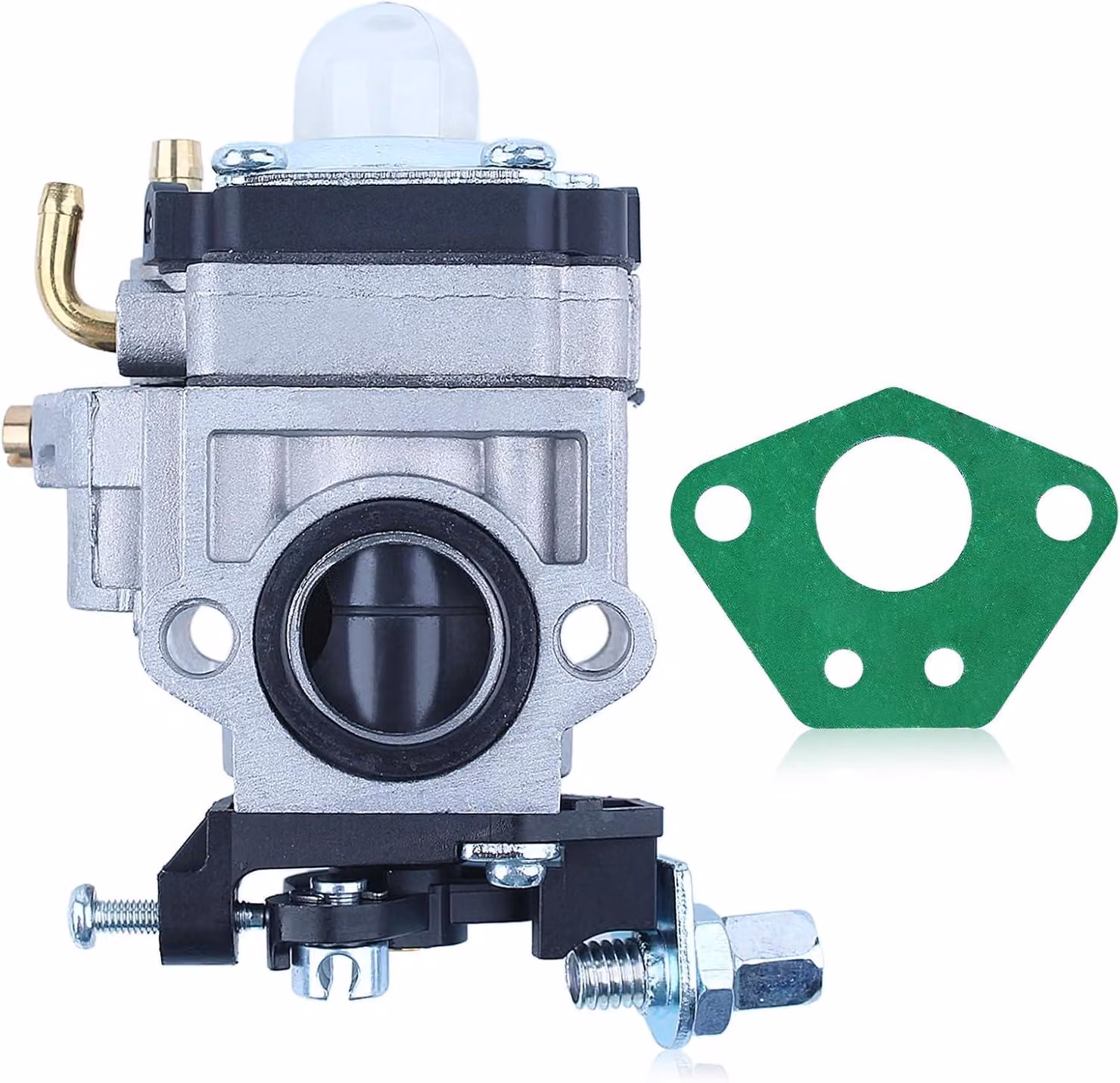 Kit carburatore per motori monocilindrici a due tempi da 33cc, 43cc e 49cc, compatibile con moto da cross "pocket bike" e mini chopper, ricambio