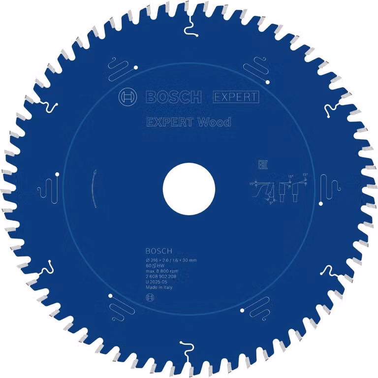 Lama circolare Bosch EXPERT Wood, 216x30 mm, Z60