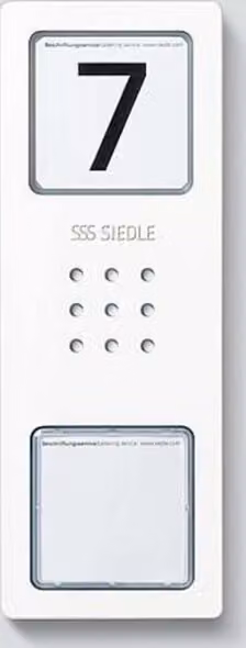 Siedle&Söhne parte superiore dell'alloggiamento CA 812-1/CA 850-1 W 210005108-00