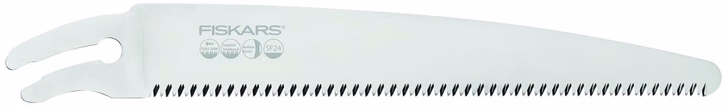 Lama dritta di ricambio 24 cm - lunghezza dente 2,5 mm