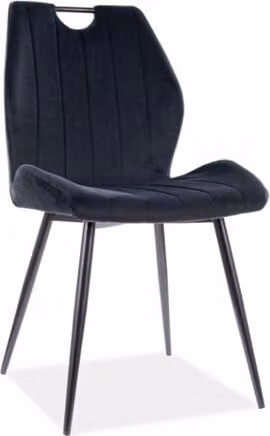 Set di sedie da pranzo e da cucina Arco black set of 2