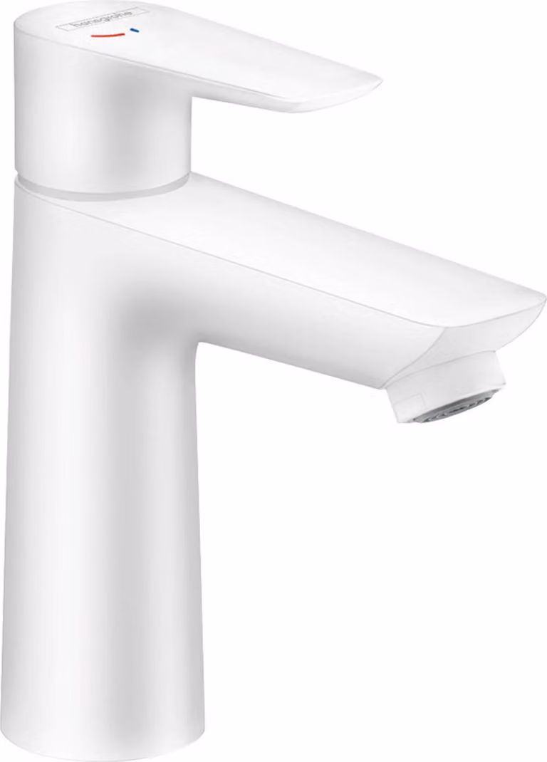 hansgrohe Talis E, mitigeur monocommande de lavabo 110 CoolStart, vidage par pression, saillie de 112 mm, 71713700, 71713700