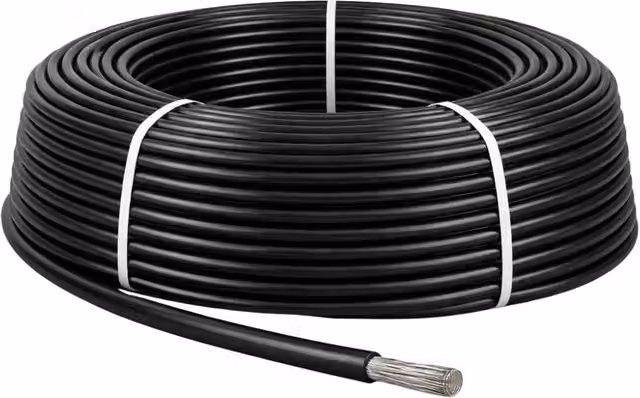 Cavo solare unipolare Dimel Italia nero 6 mm2 in rame per impianti fotovoltaici, lunghezza 100 m – 1