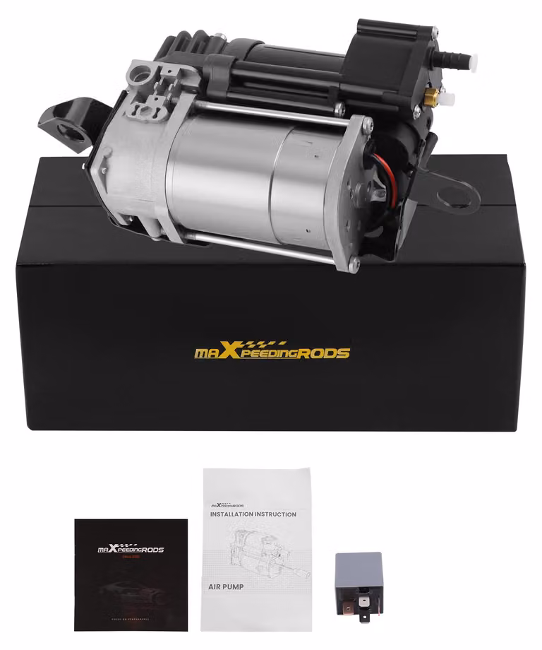 Compressore per sospensione pneumatica con staffa - Pressione dell'olio - 4600 grammi - Accessori per auto - Ricambi auto
