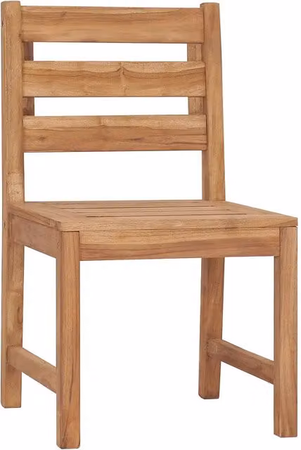 Sedie da Giardino 2 pz in Legno Massello di Teak 315614