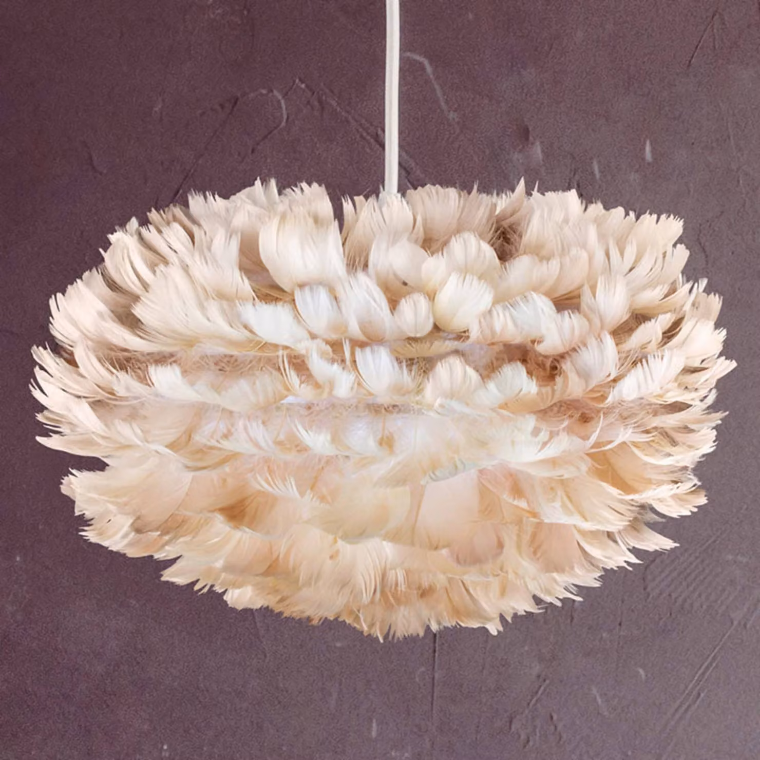 UMAGE Lampada a sospensione Eos mini, dimmerabile, Marrone / Ruggine, Soggiorno / Sala da pranzo, Scandinavo, Lampada a sospensione