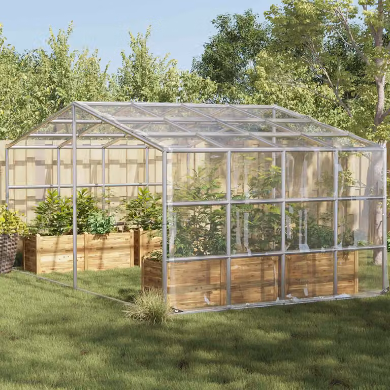 Copertura per piante vidaXL in PVC trasparente 4 x 5 m