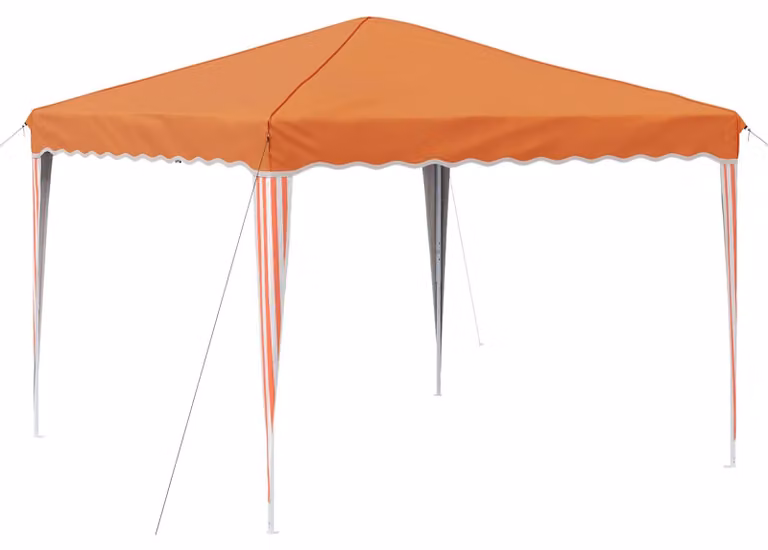 Tenda per feste a pop-up 288 x 288 x 245 cm Arancione