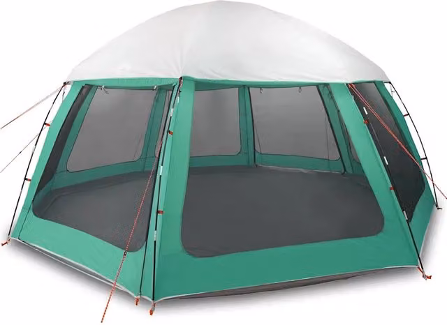 Tenda da piscina con Patta Rimovibile&Pareti in Rete 510x510 cm
