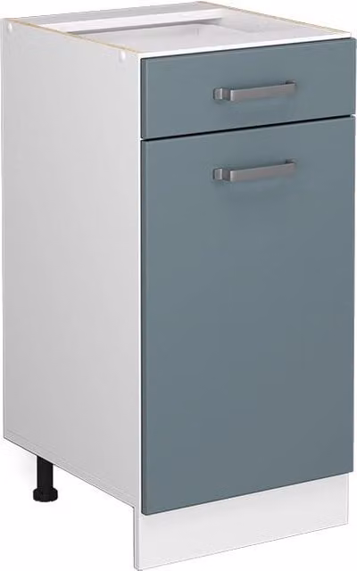 Base universale R-Line Vicco con cassetto, Grigio-blu, L: 40 cm – 1