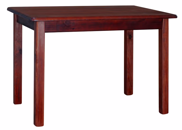 Tavolo in legno di pino massiccio nel colore Calvados 130 x 70 cm