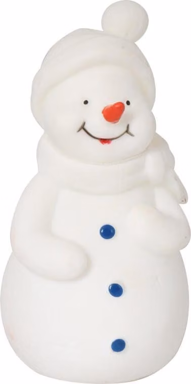 Pupazzo di neve illuminato a LED 12,5 cm - Decorazione natalizia a batteria