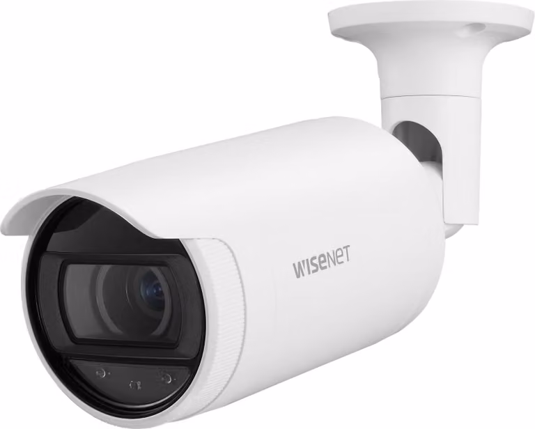 Hanwha Techwin Hanwha Vision WiseNet ANO-L7082R - Telecamera di videosorveglianza di rete - Bullet - Per interni ed esterni - Colore (giorno e notte)