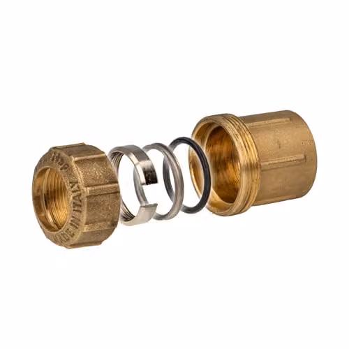 Raccordo Pressione Ottone F 1"   Mm 32     Enolgas