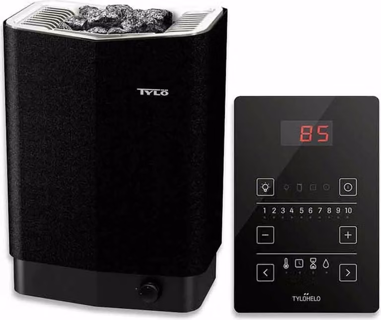 Riscaldatore per sauna Tylö Sense Pure 8 Riscaldatore per sauna finlandese da 8,0 kW con touch control Pietre per sauna