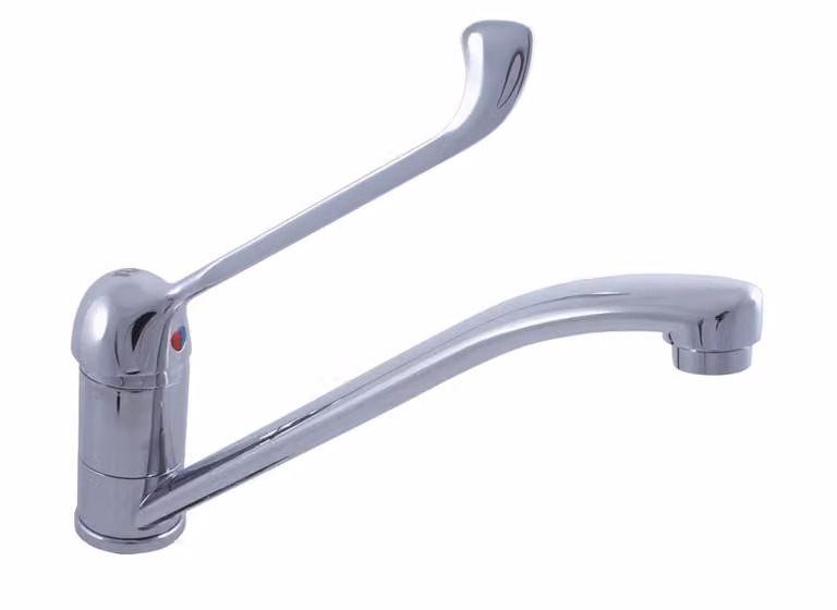 Miscelatore per lavello con leva medica, Colore: cromo, Dimensioni: 1/2'' (SA605.5)